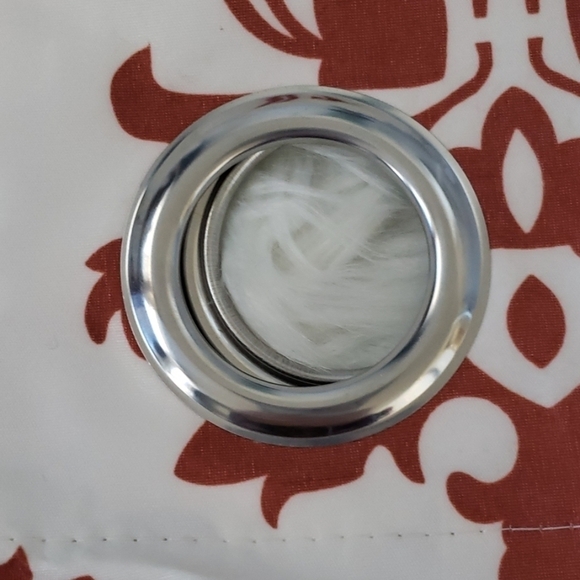 One curtain panel with top grommets in Rust NWOT - Picture 2 of 8